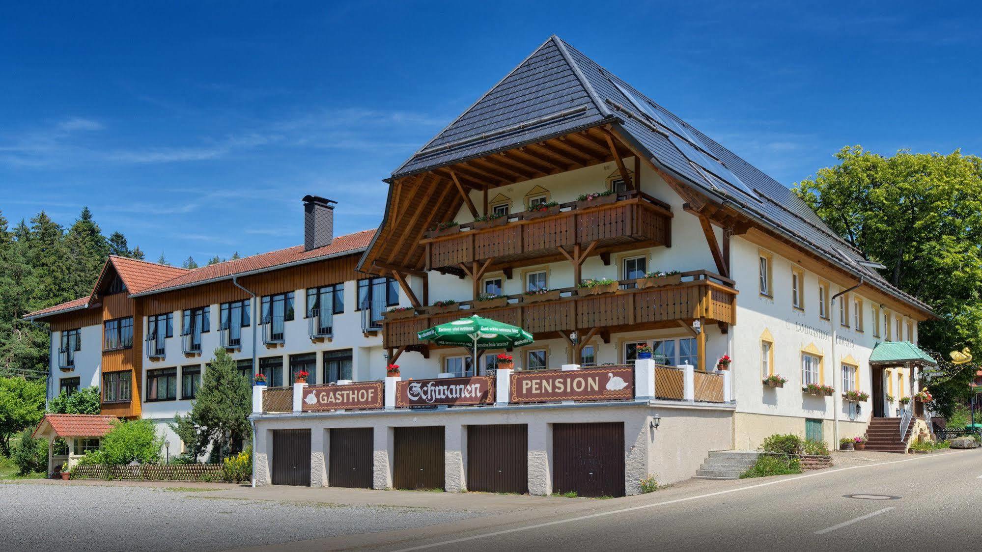 Landgasthof Zum Schwanen Hornberg Exteriör bild