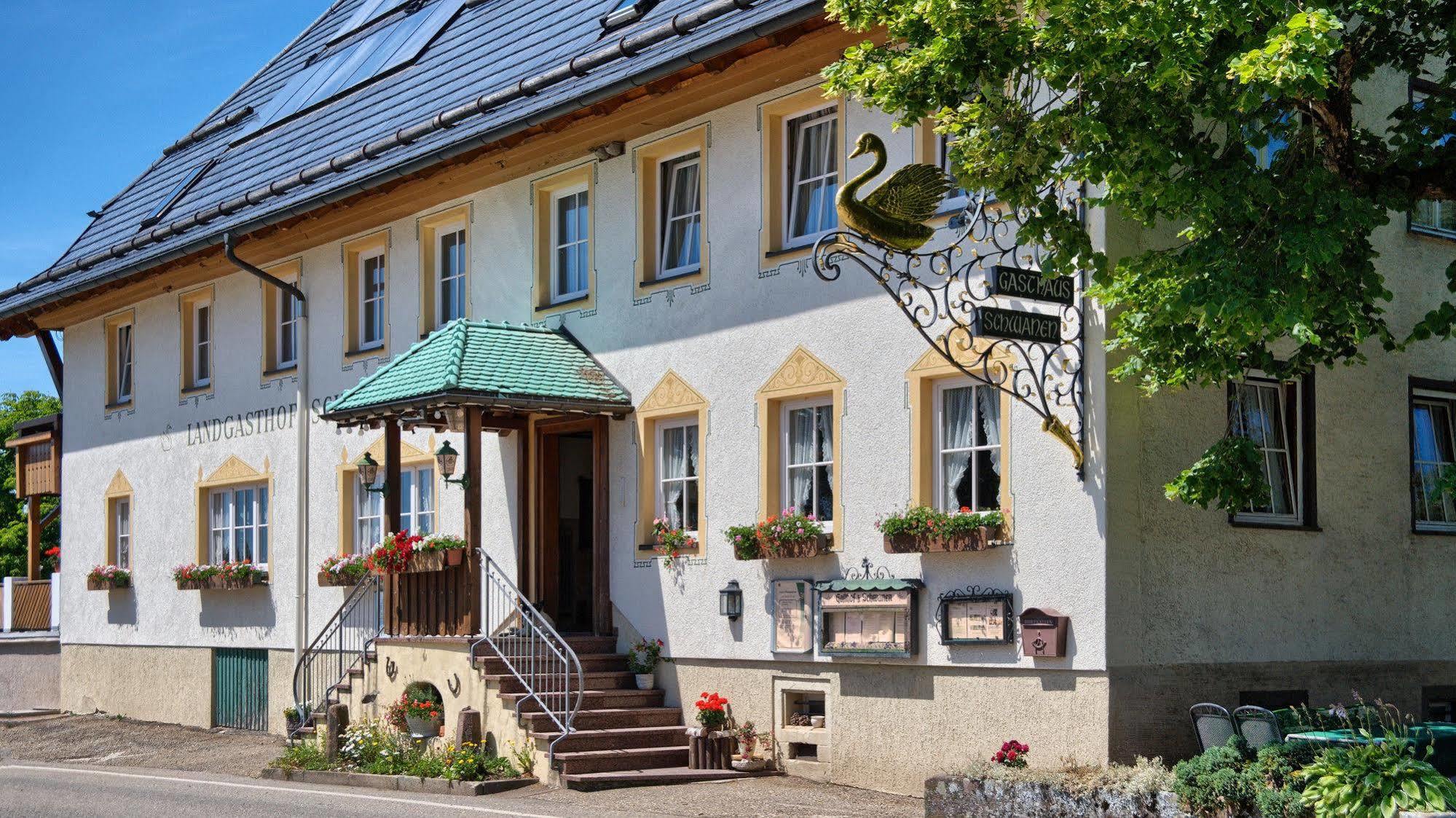 Landgasthof Zum Schwanen Hornberg Exteriör bild